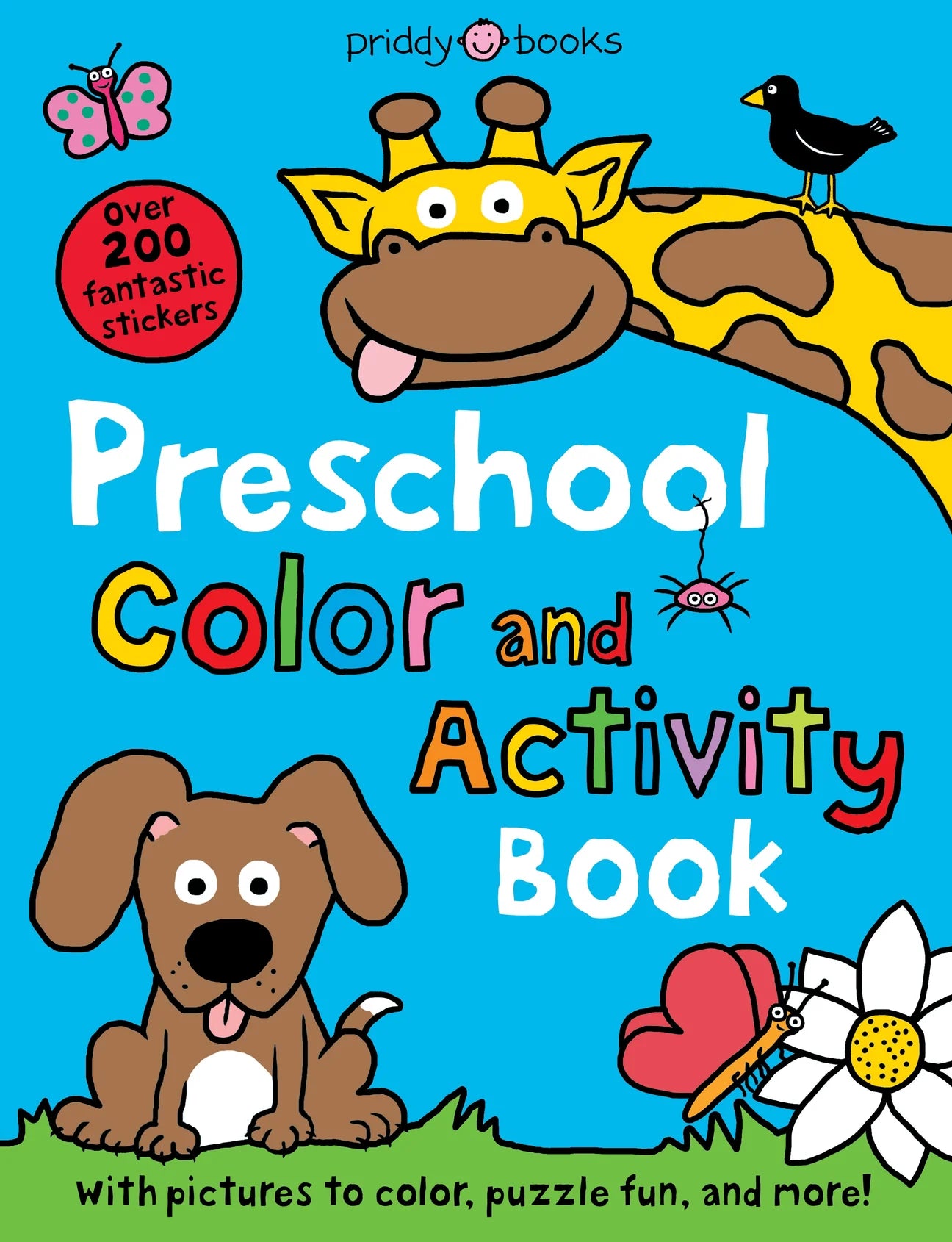 preschool color and activity book