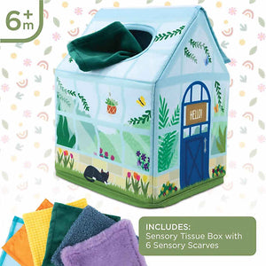sensory sprouts peek and pull tissue box