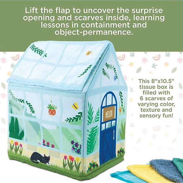 sensory sprouts peek and pull tissue box