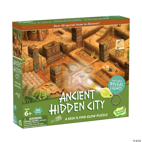 seek and find ancient hidden city - 100 piece puzzle