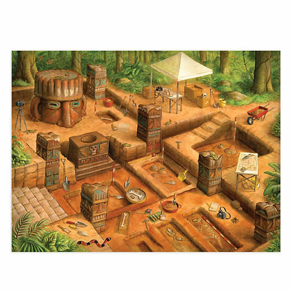 seek and find ancient hidden city - 100 piece puzzle