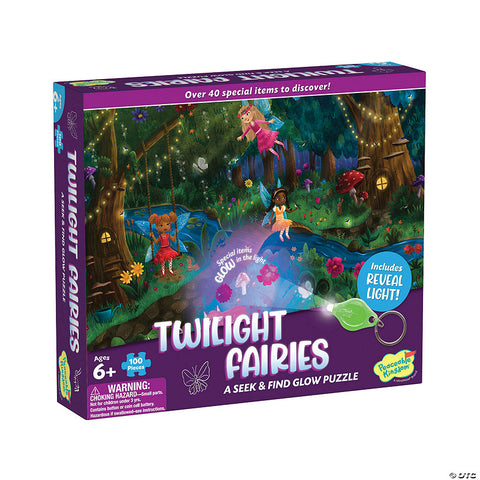 seek and find glow twilight fairies  - 100 piece puzzle
