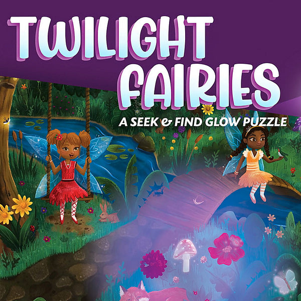 seek and find glow twilight fairies  - 100 piece puzzle