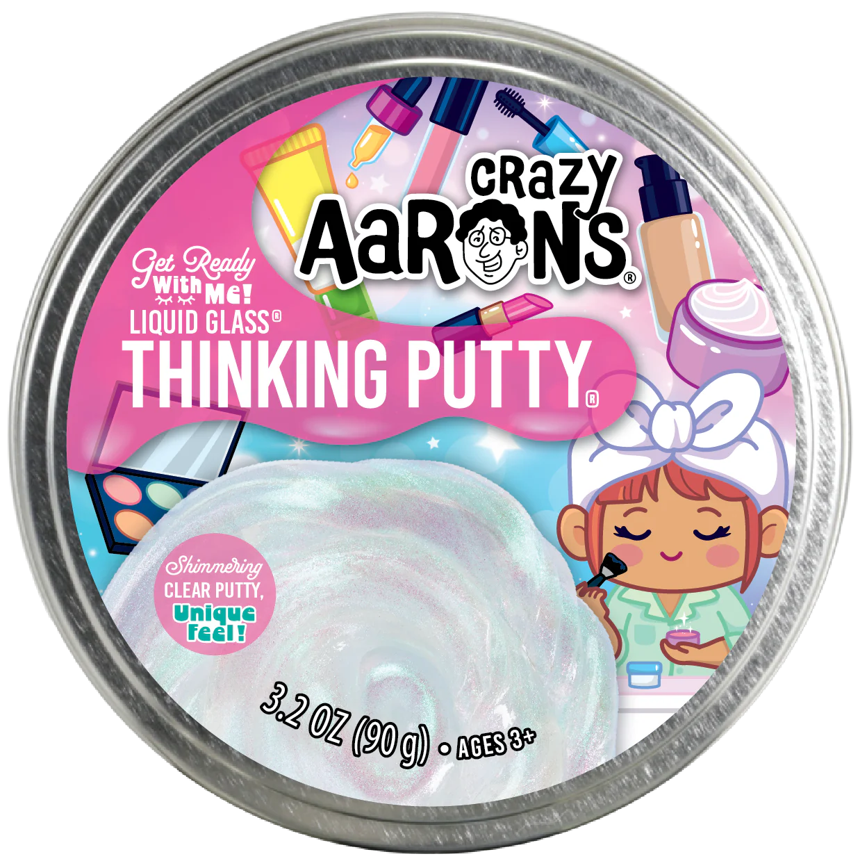 crazy aaron’s thinking putty - get ready with me GRWM