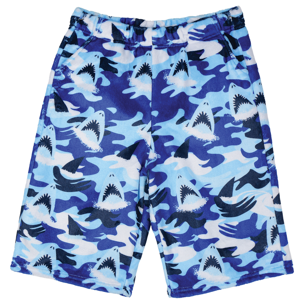 shark fuzzie board shorts