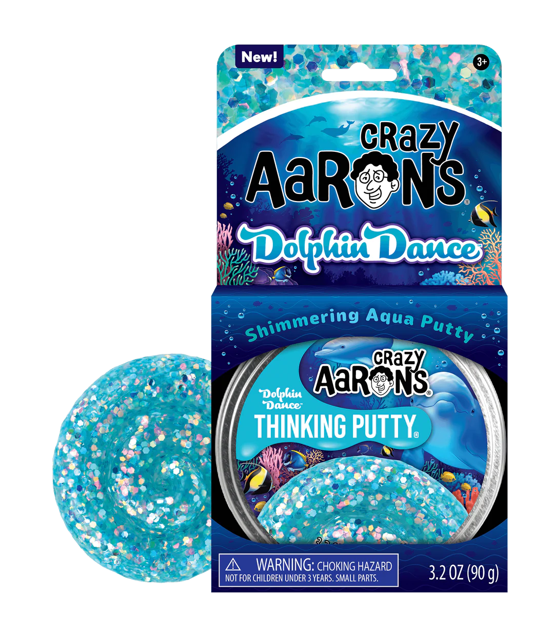 crazy aaron’s thinking putty - dolphin dance