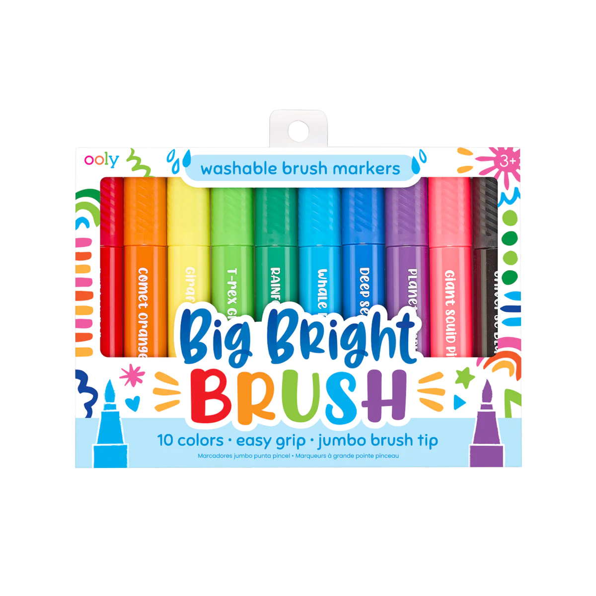 big bright brush markers