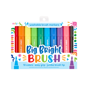 big bright brush markers