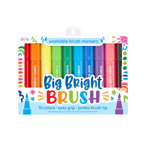 big bright brush markers