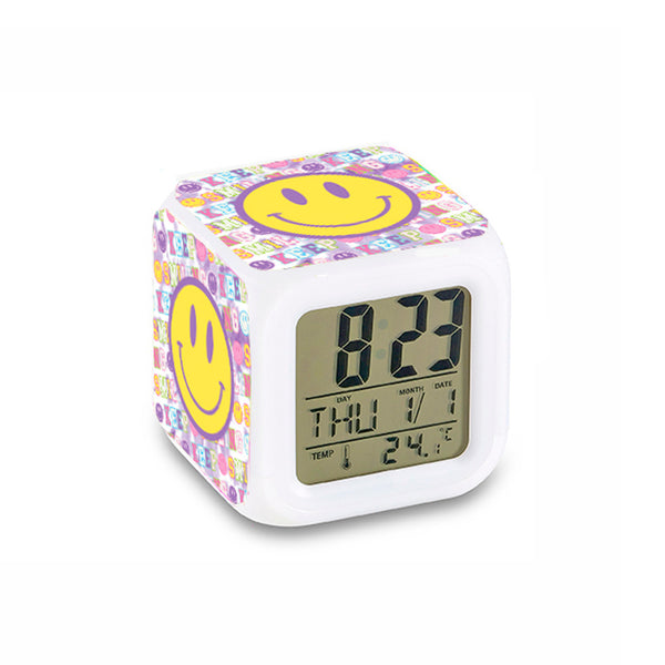 color changing digital alarm clock