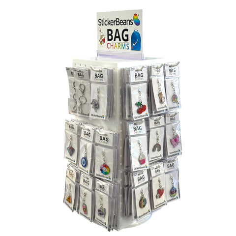 stickerbeans bag charms