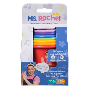 ms. rachel rainbow stacking cups