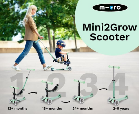 micro mini to grow magic led scooter