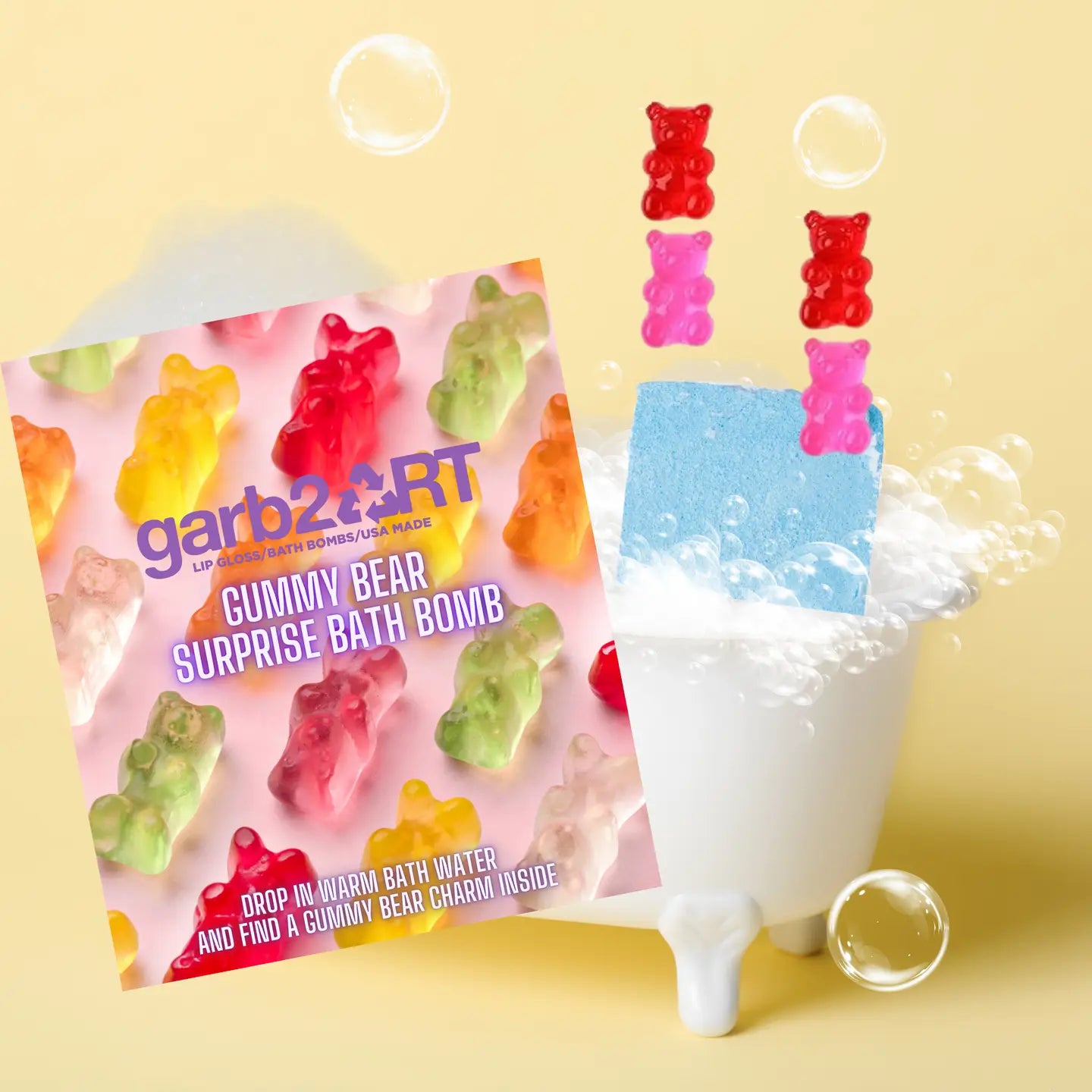 surprise bath bomb