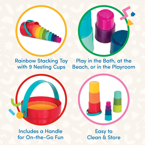 battat stack up cups