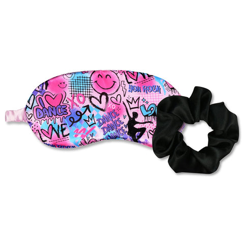 eye mask with scrunchie