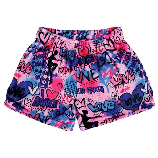 corey paige dance fuzzie shorts