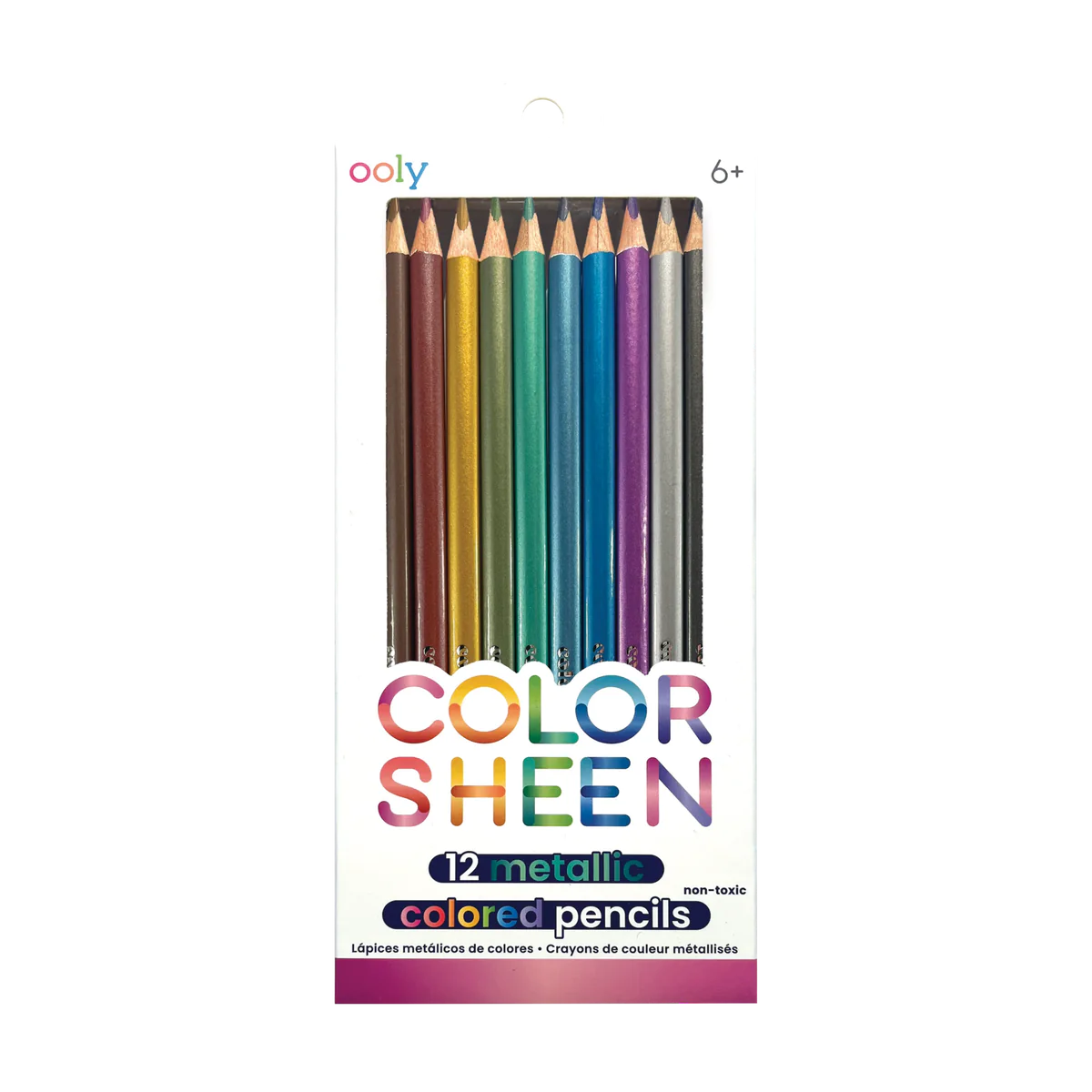 color sheen metallic colored pencils