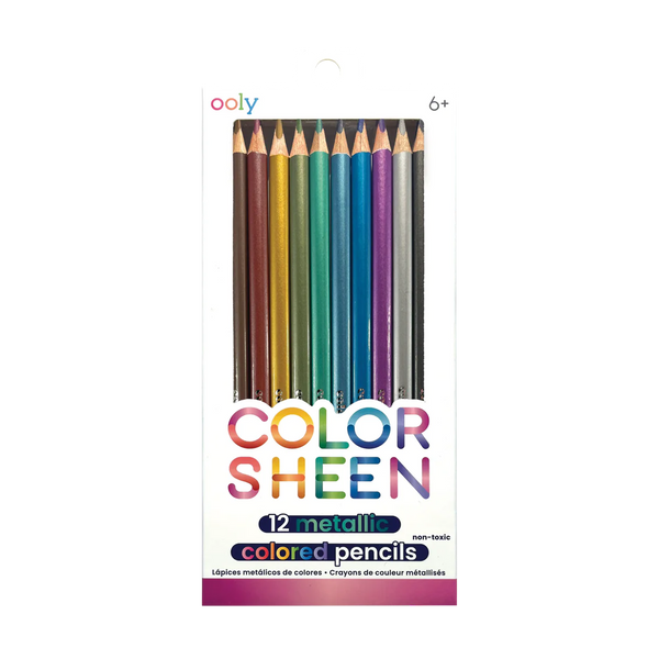 color sheen metallic colored pencils