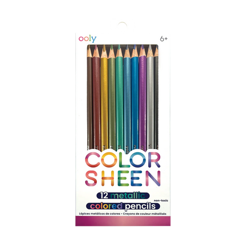 color sheen metallic colored pencils