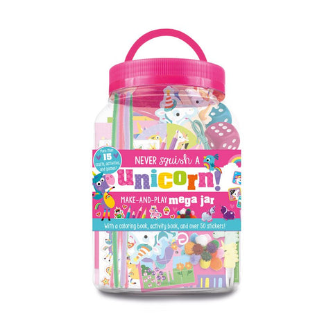 unicorn make and play mega jar