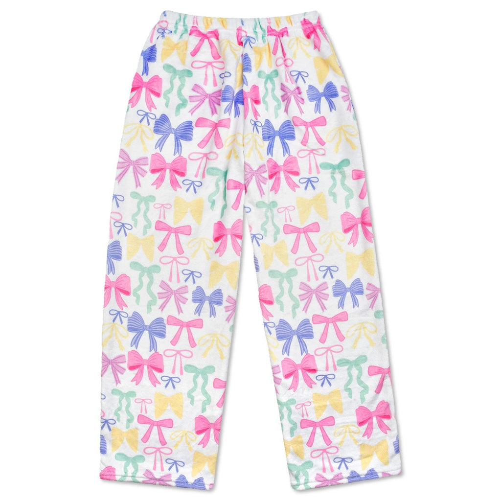 pretty bows fuzzie pants