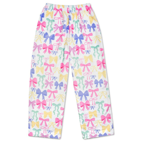 pretty bows fuzzie pants