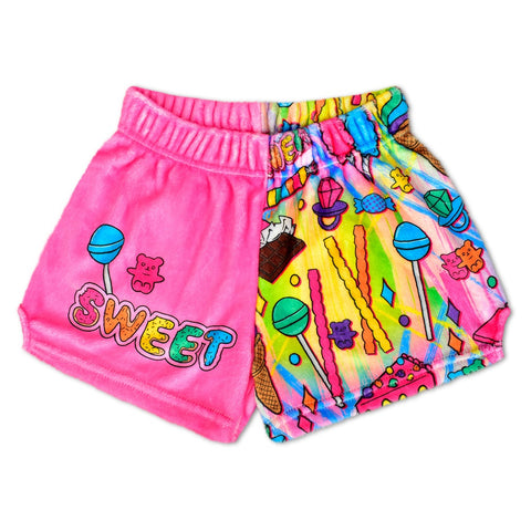 corey paige i want candy fuzzie shorts