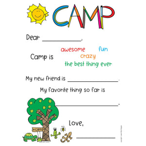 camp note cards