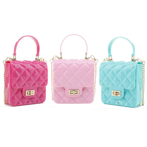 quilted mini jelly purse