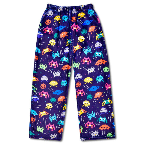 space gamer fuzzie pants