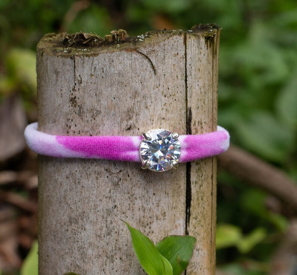 cubic zirconia rock candy choker