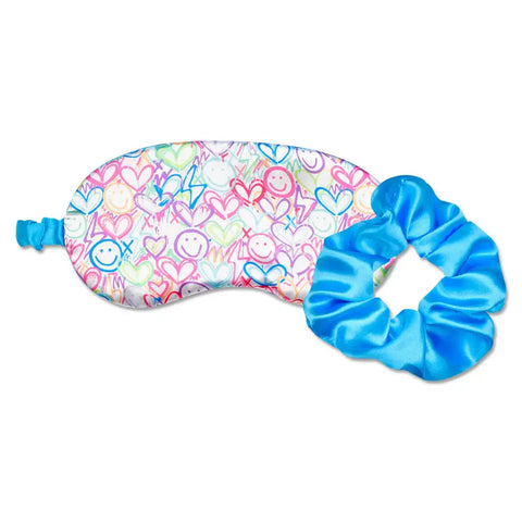 corey paige lightning love eye mask and scrunchie set