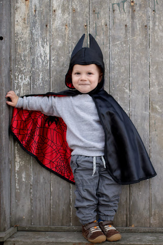 spider/bat reversible cape