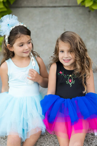 anna/elsa ballet tutu dress