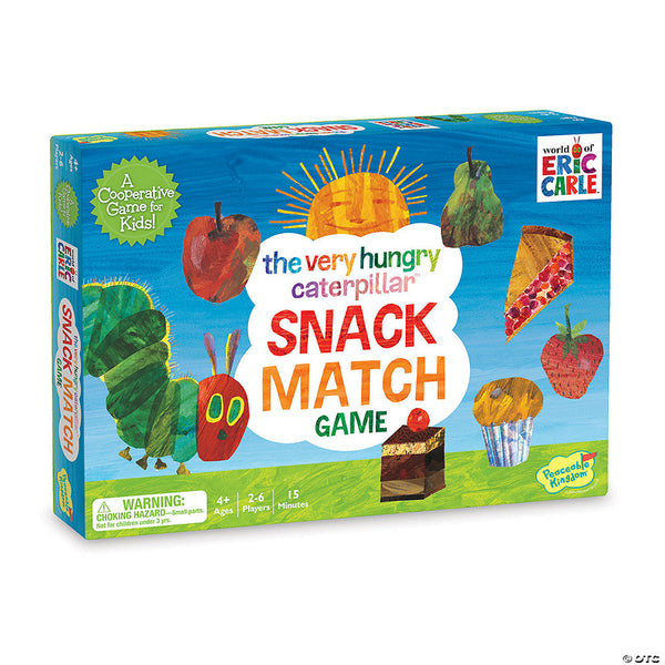 the very hungry caterpillar snack match