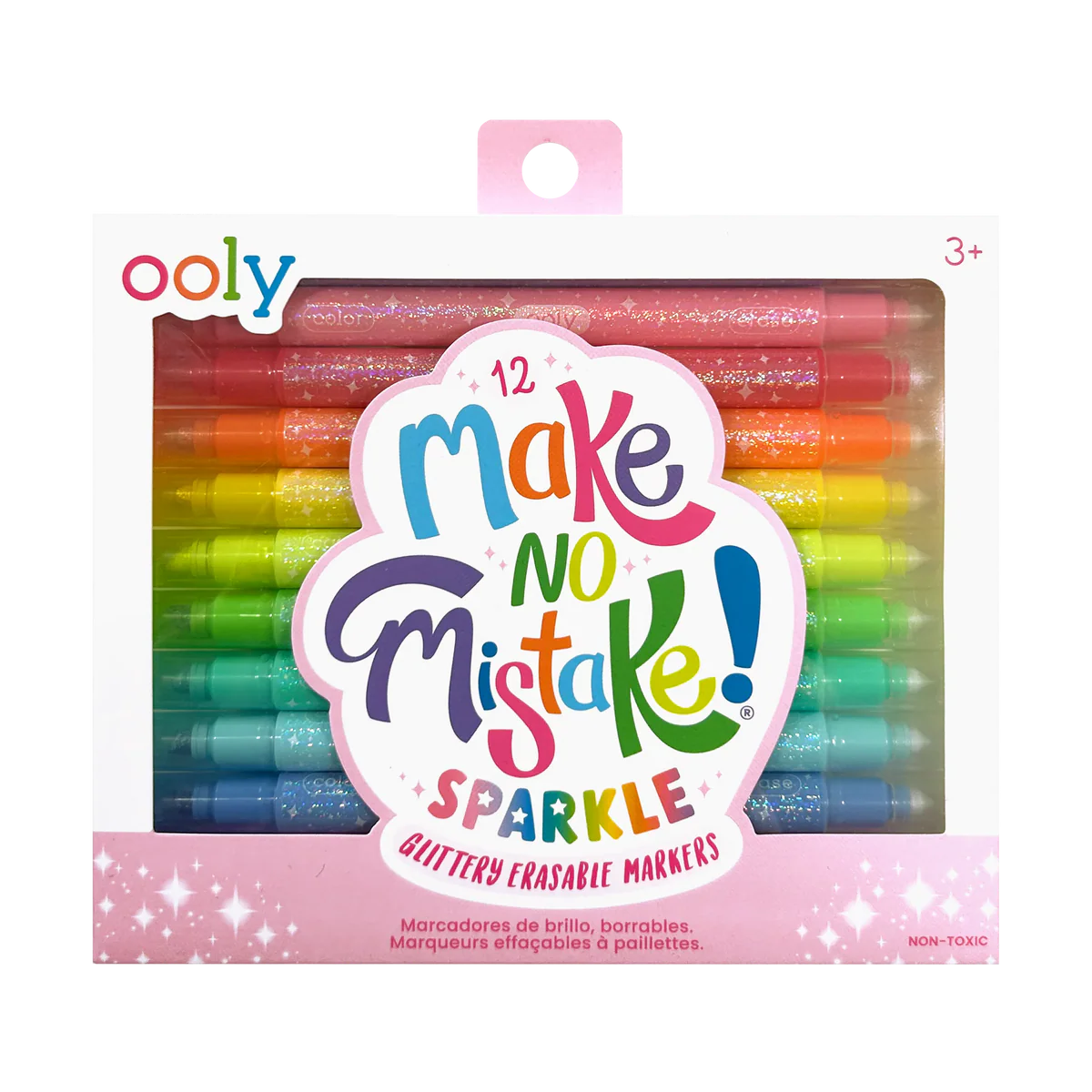make no mistake sparkle glittery erasable markers
