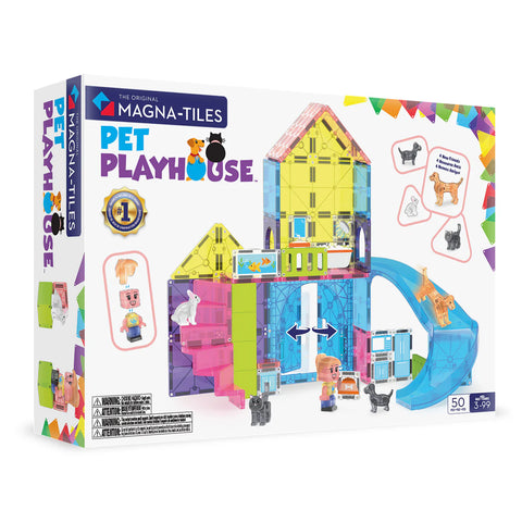magna-tiles pet playhouse