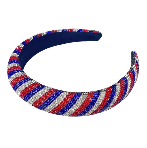patriotic crystal headbands