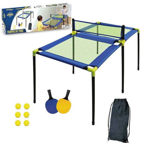 trampoline pong - table tennis set