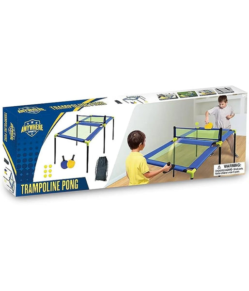 trampoline pong - table tennis set