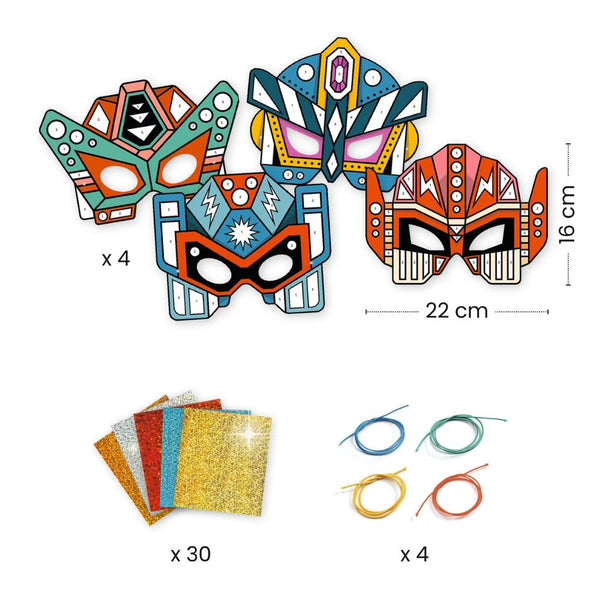 diy super robots masks