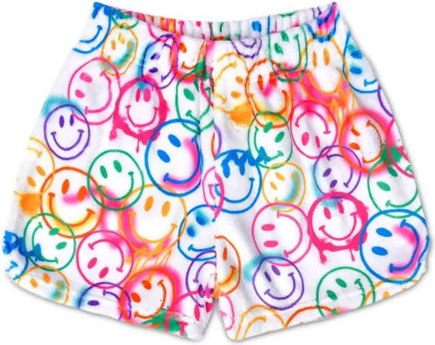 smiles everywhere fuzzie shorts