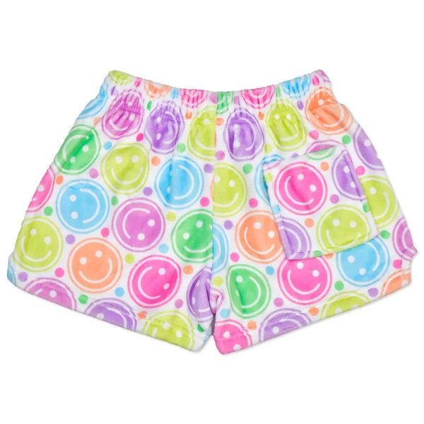 all smiles fuzzie shorts