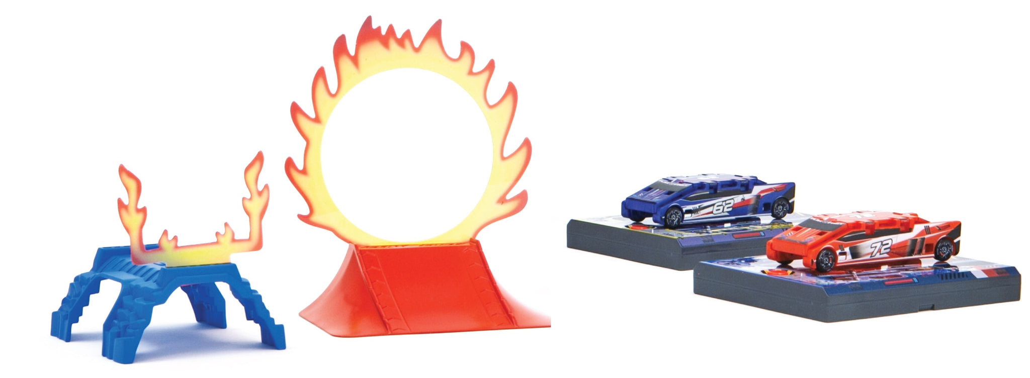 flat 2 fast stunt two pack playset
