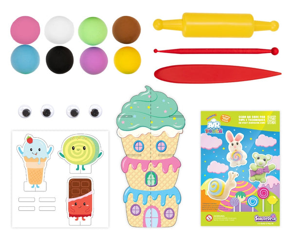 scented air dough 3d build kit - sweetopia
