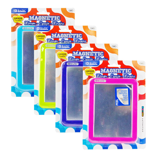 magnetic locker mirror