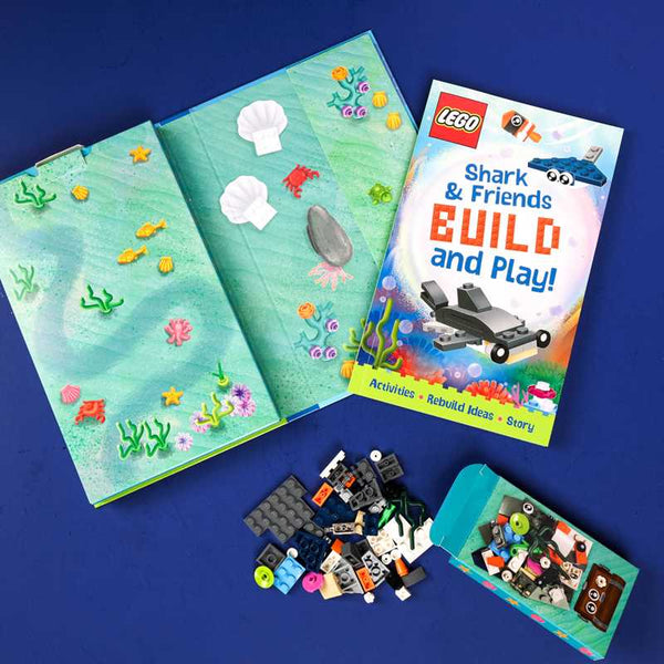 lego shark and friends build and play