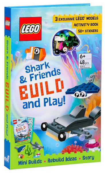 lego shark and friends build and play