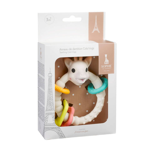 teething colo' rings